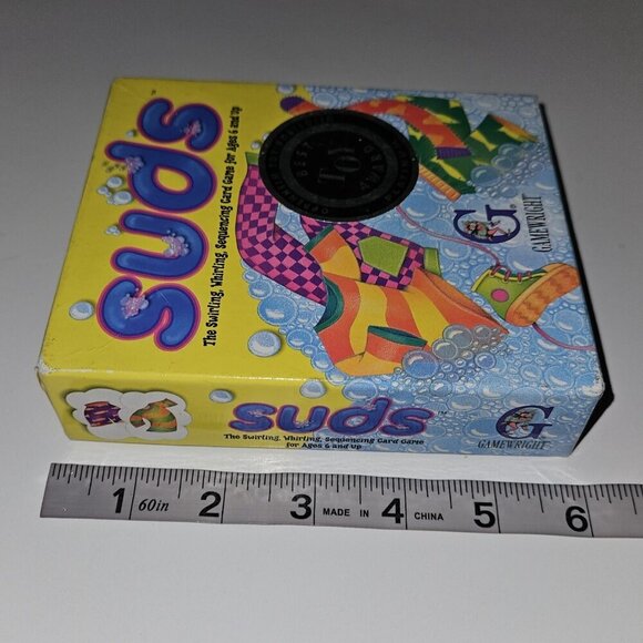 Suds Swirling Whirling Sequence Card Game Laundry Gamewright - Picture 2 of 7